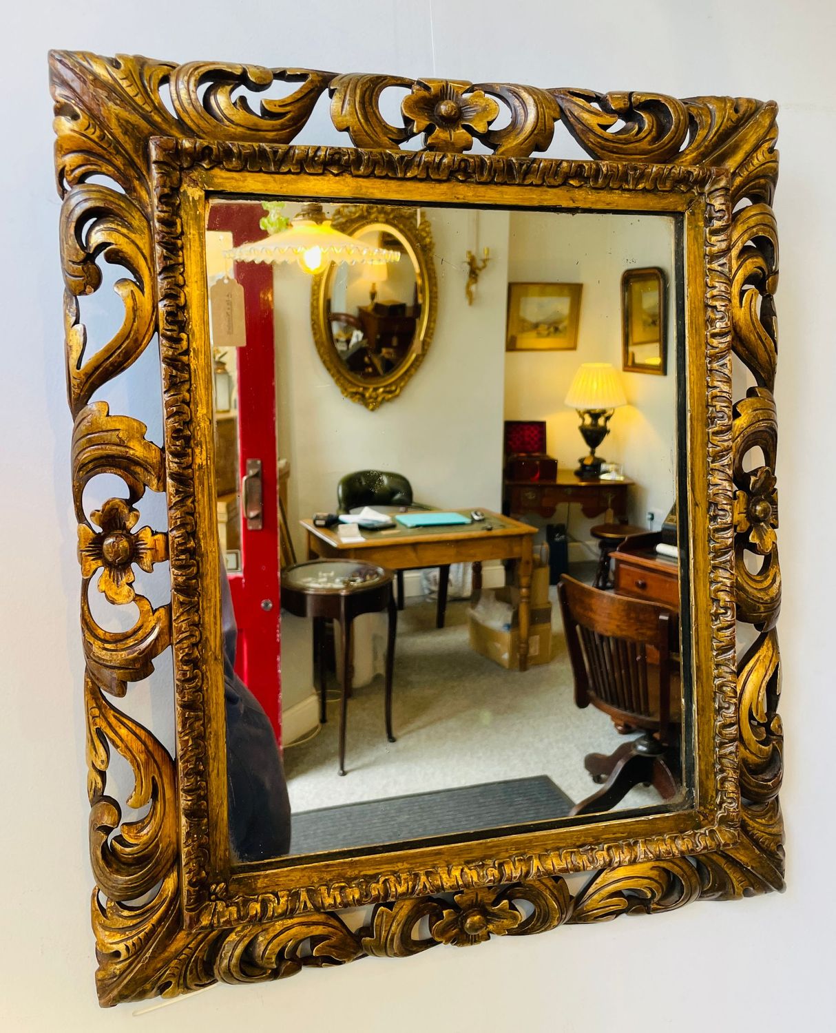 Antique Florentine Style Mirror