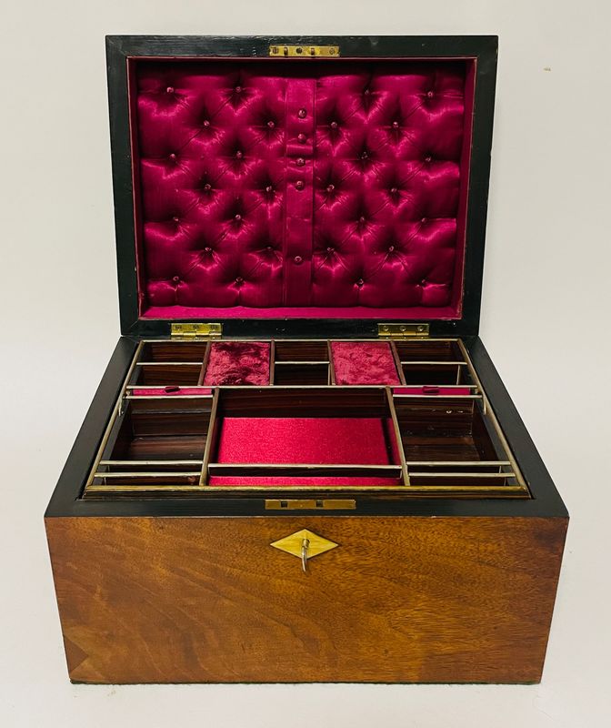 Victorian Inlaid Jewellery Box