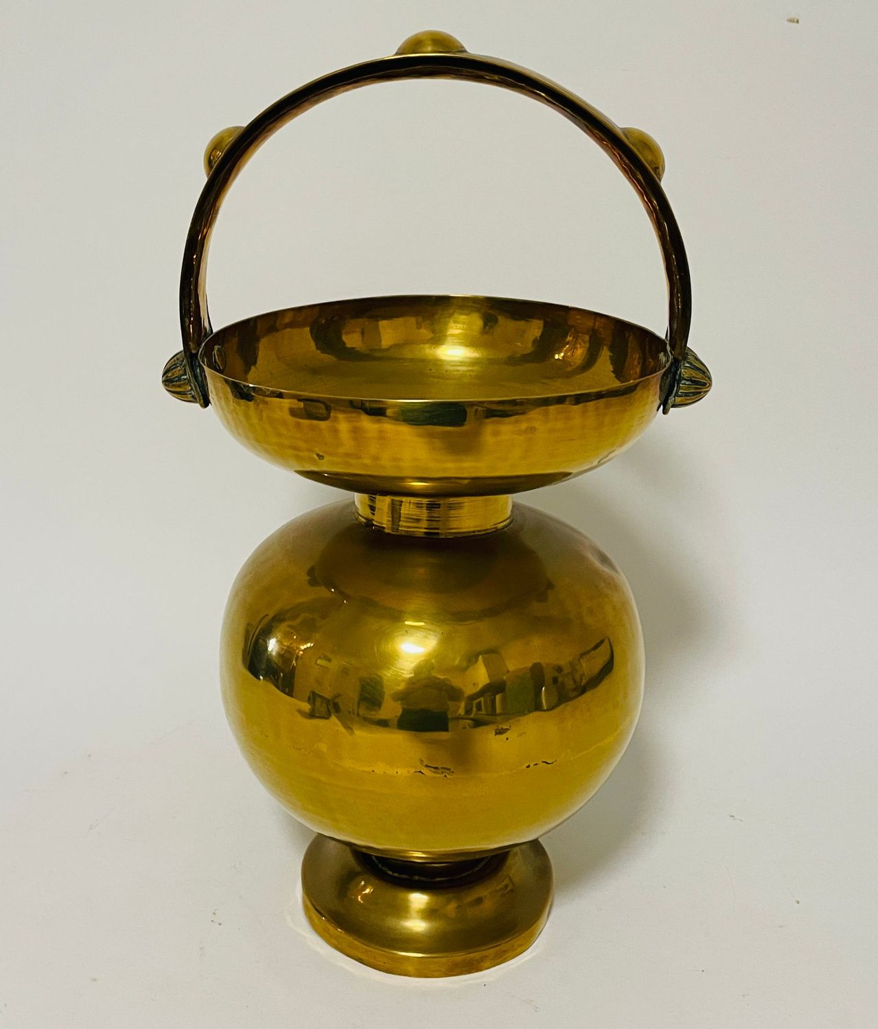 Antique Indian Brass Water Vessel