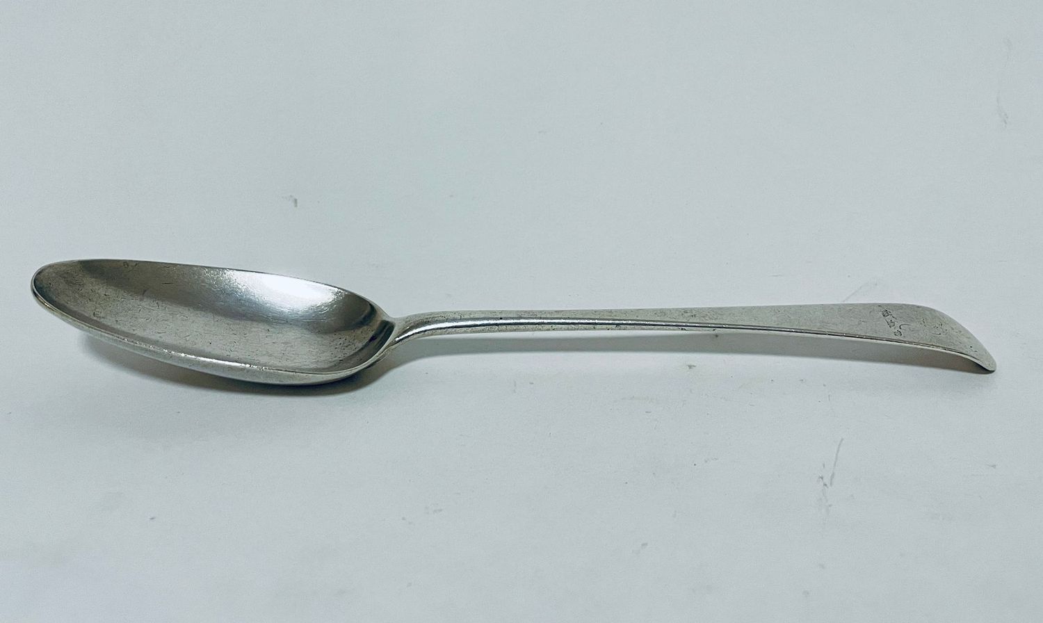 18th Century Solid Silver Serving Spoon