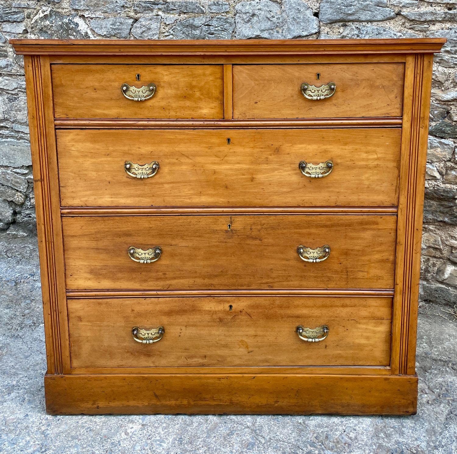 ​Edwardian Satinwood Chest of Drawers