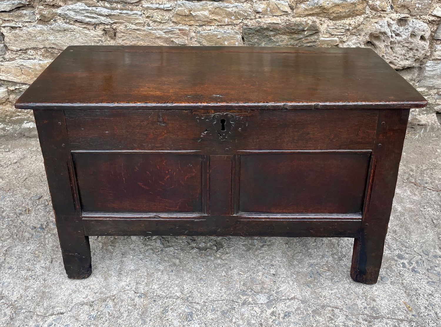 Small 18th Century Oak Coffer