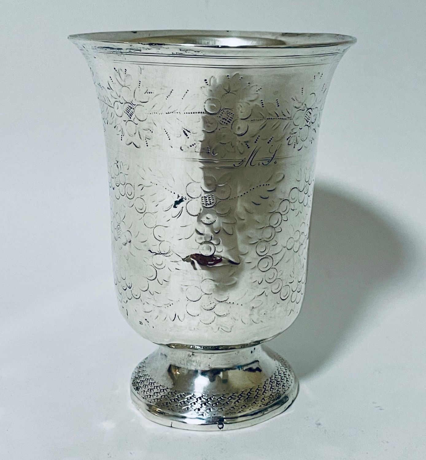 18th Century Silver Beaker