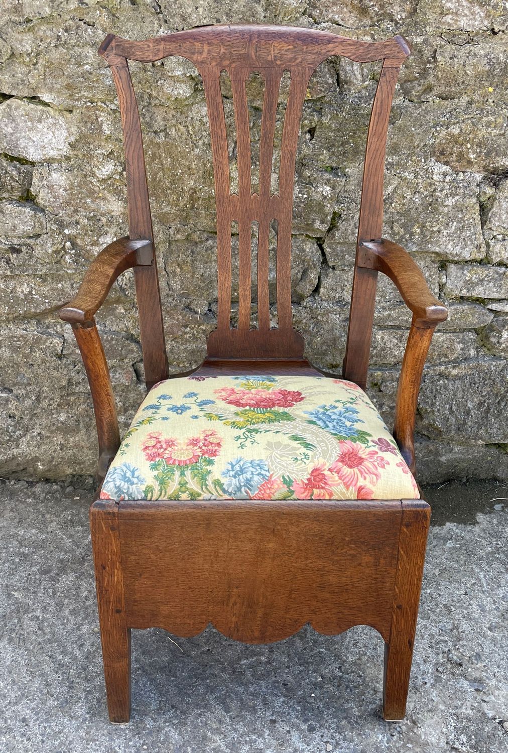 Georgian Welsh Oak Armchair