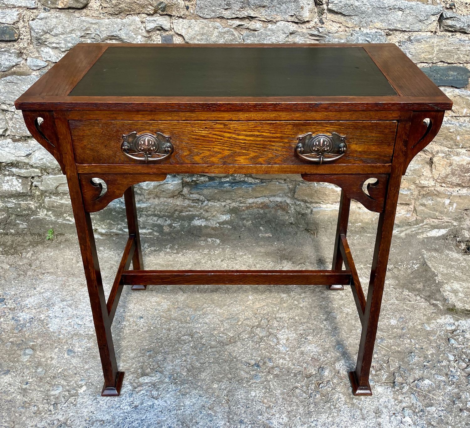 Arts and Crafts Oak Writing Desk