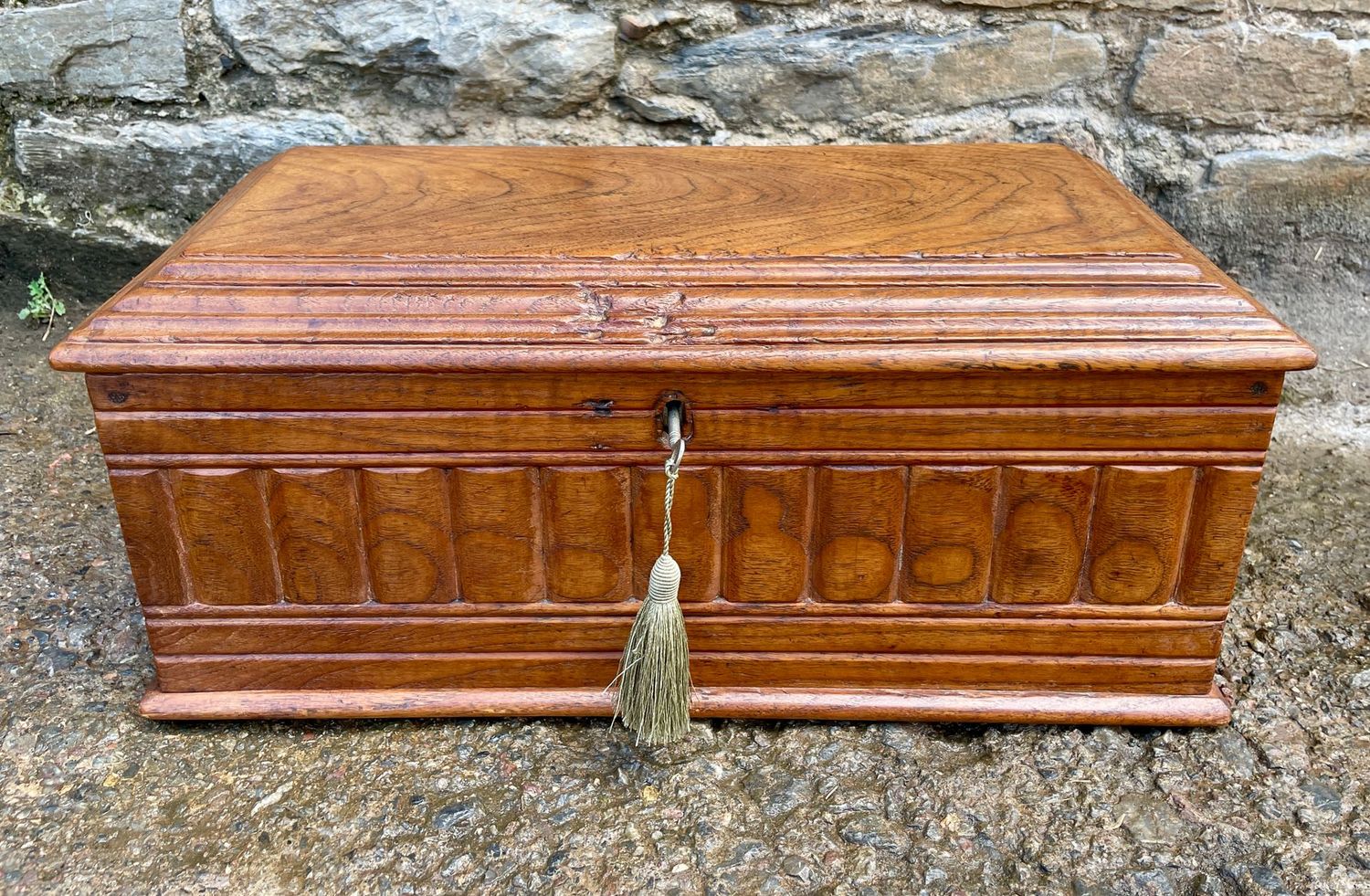Antique Anglo Indian Teak Box
