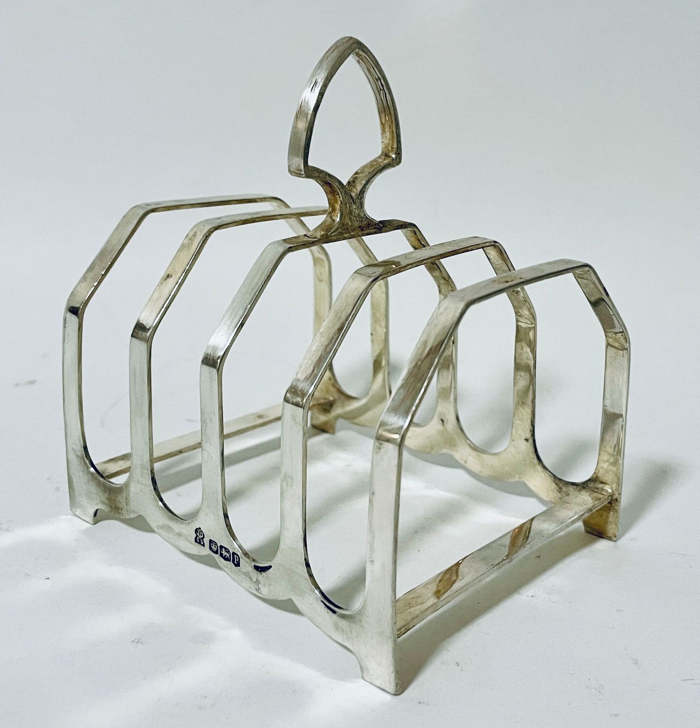 Antique Silver Toast Rack