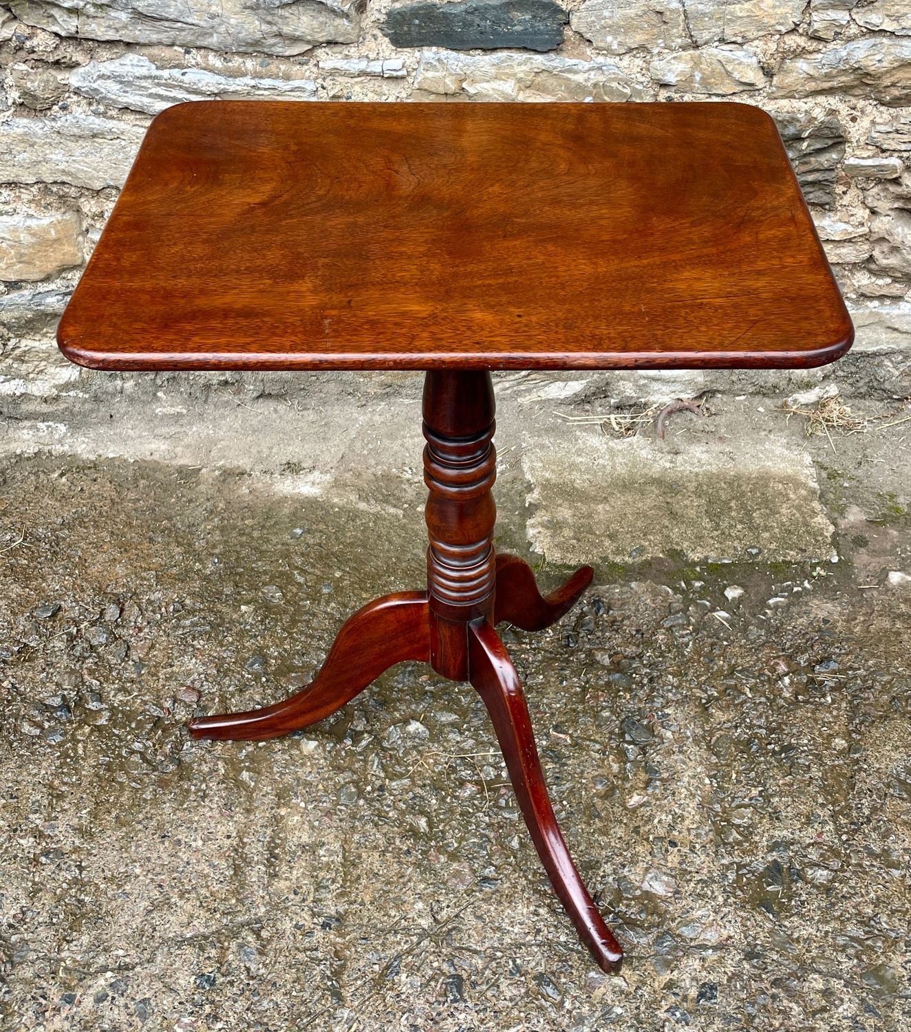 Regency Mahogany Tilt Top Wine Table