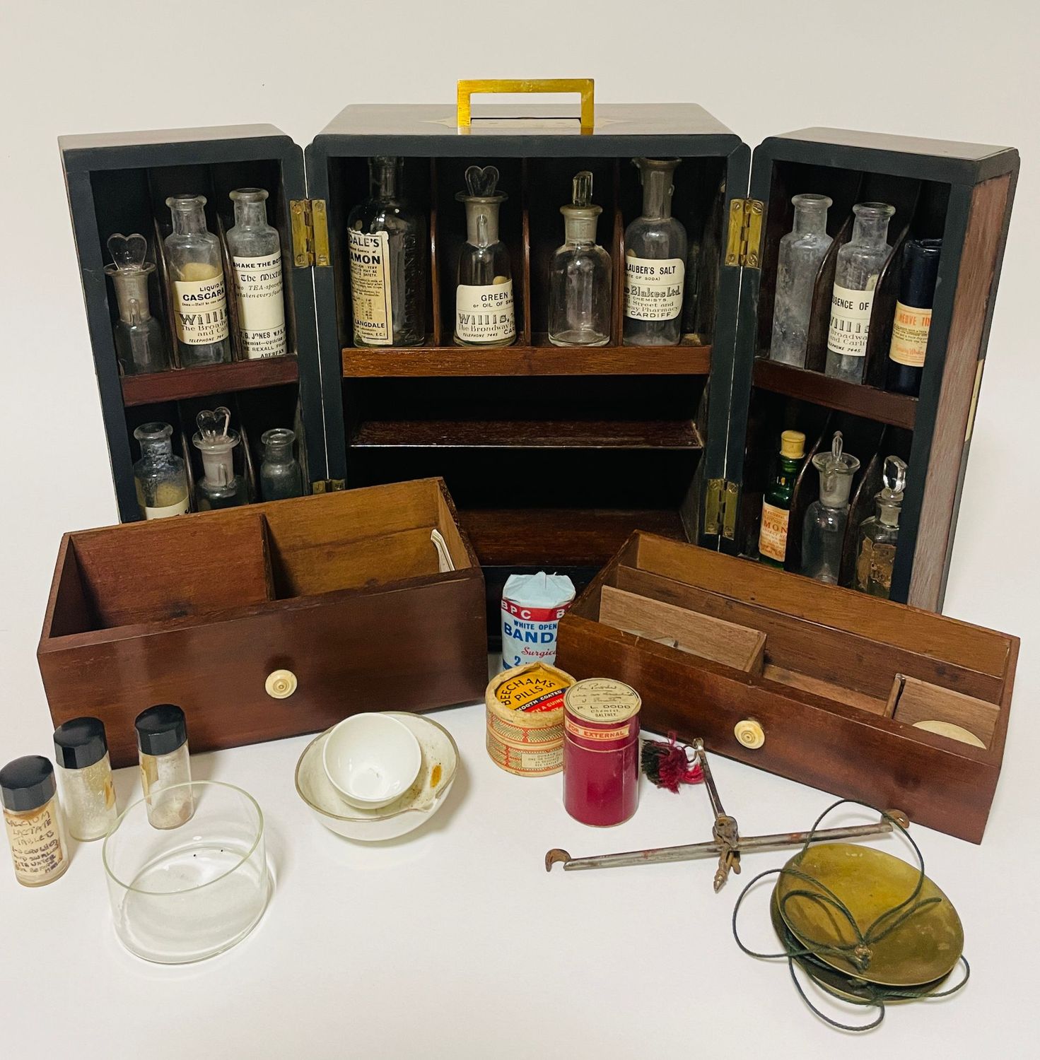 Georgian Mahogany Apothecary Cabinet