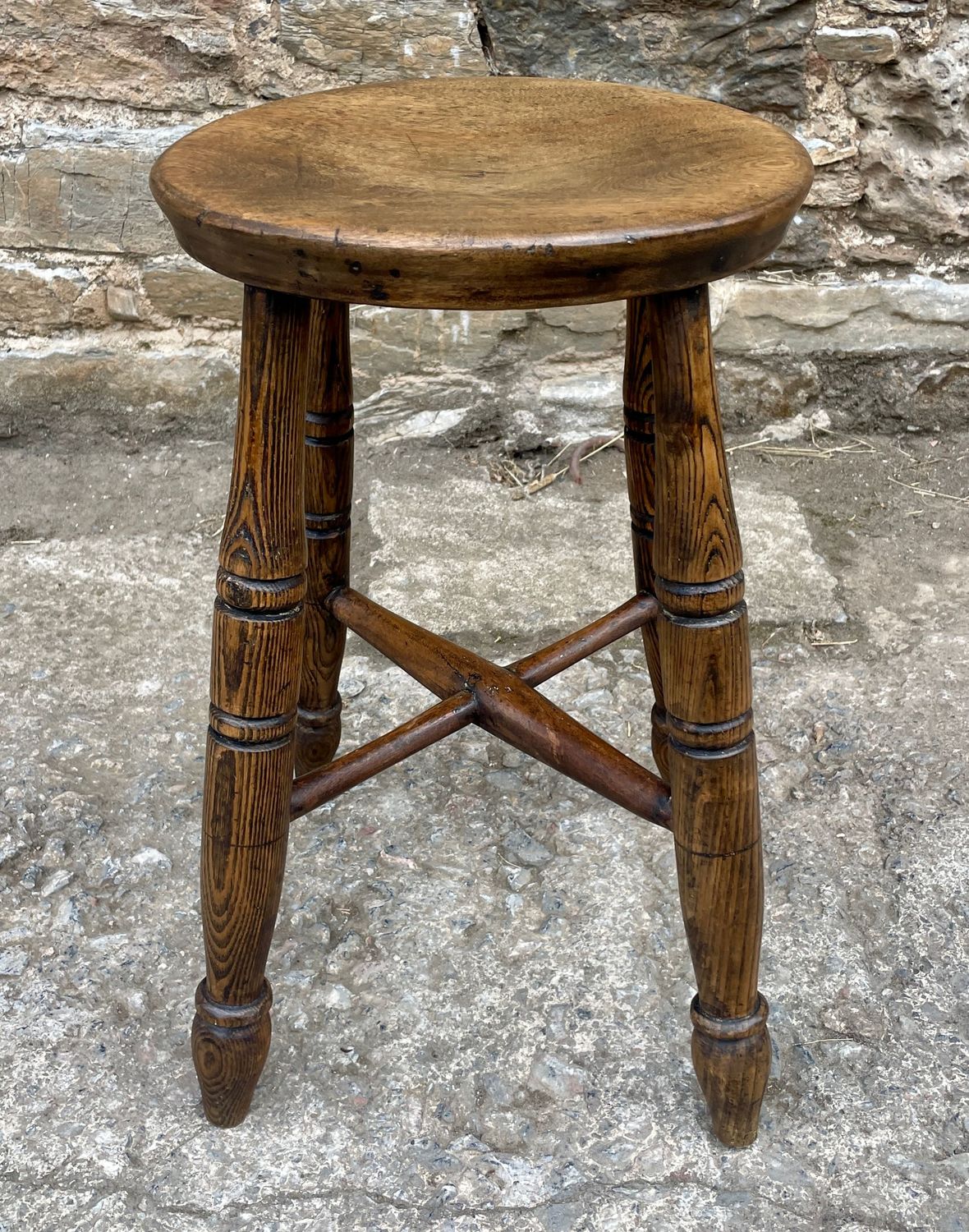 Antique Tavern Stool