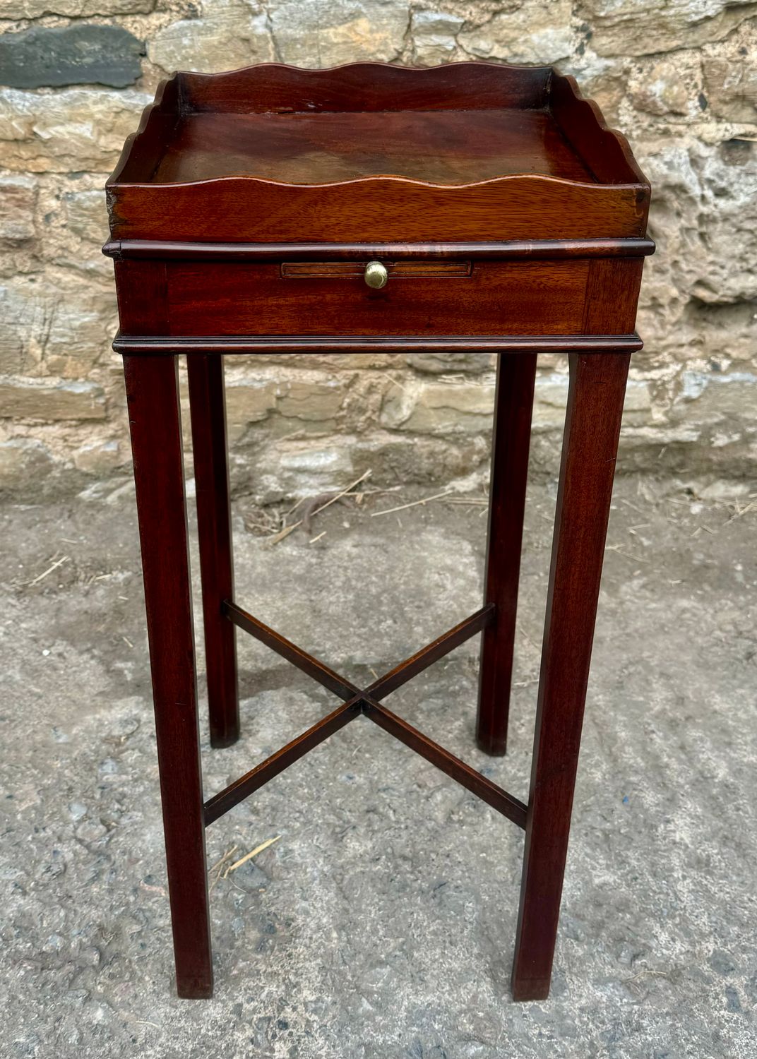 George III Mahogany Kettle Stand