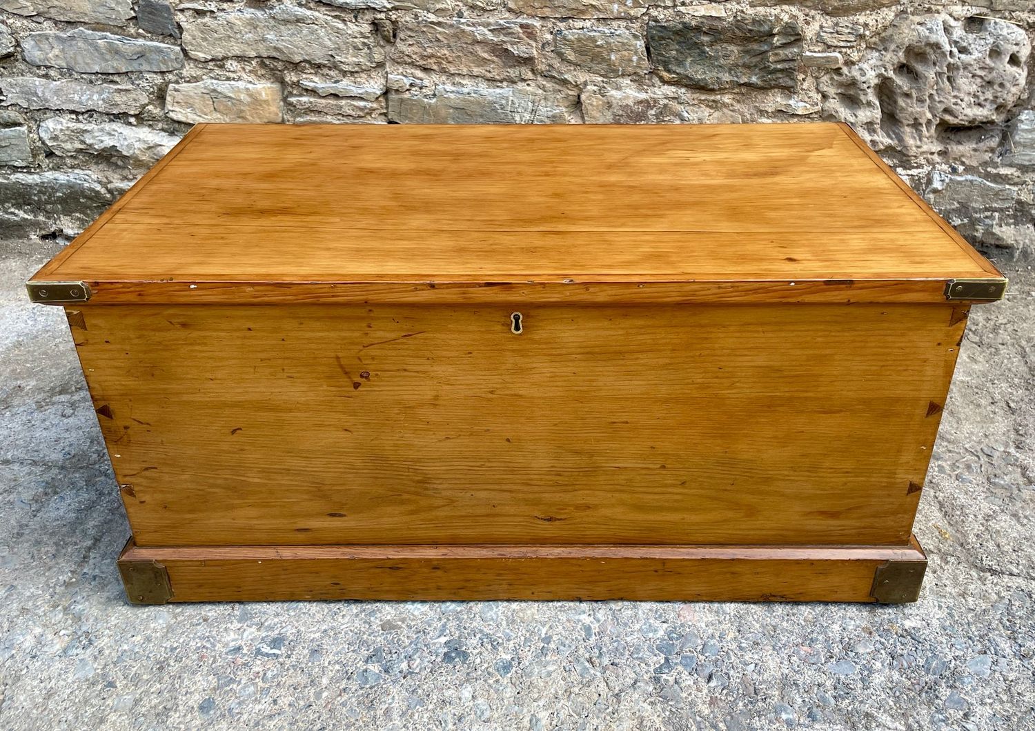 Antique Pine Blanket Box