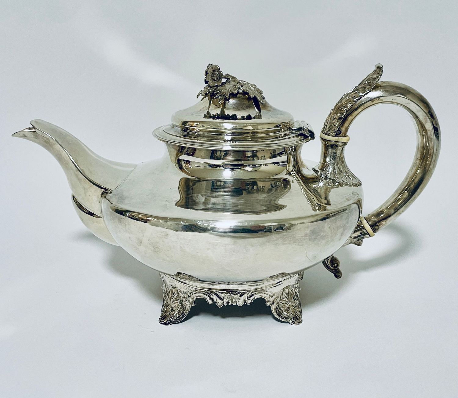 Early Victorian Silver Teapot