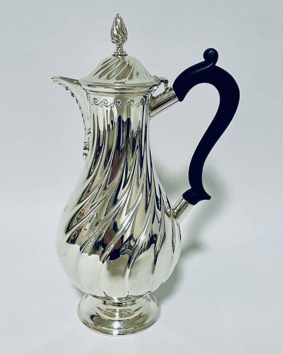 Antique Silver Hot Water Jug