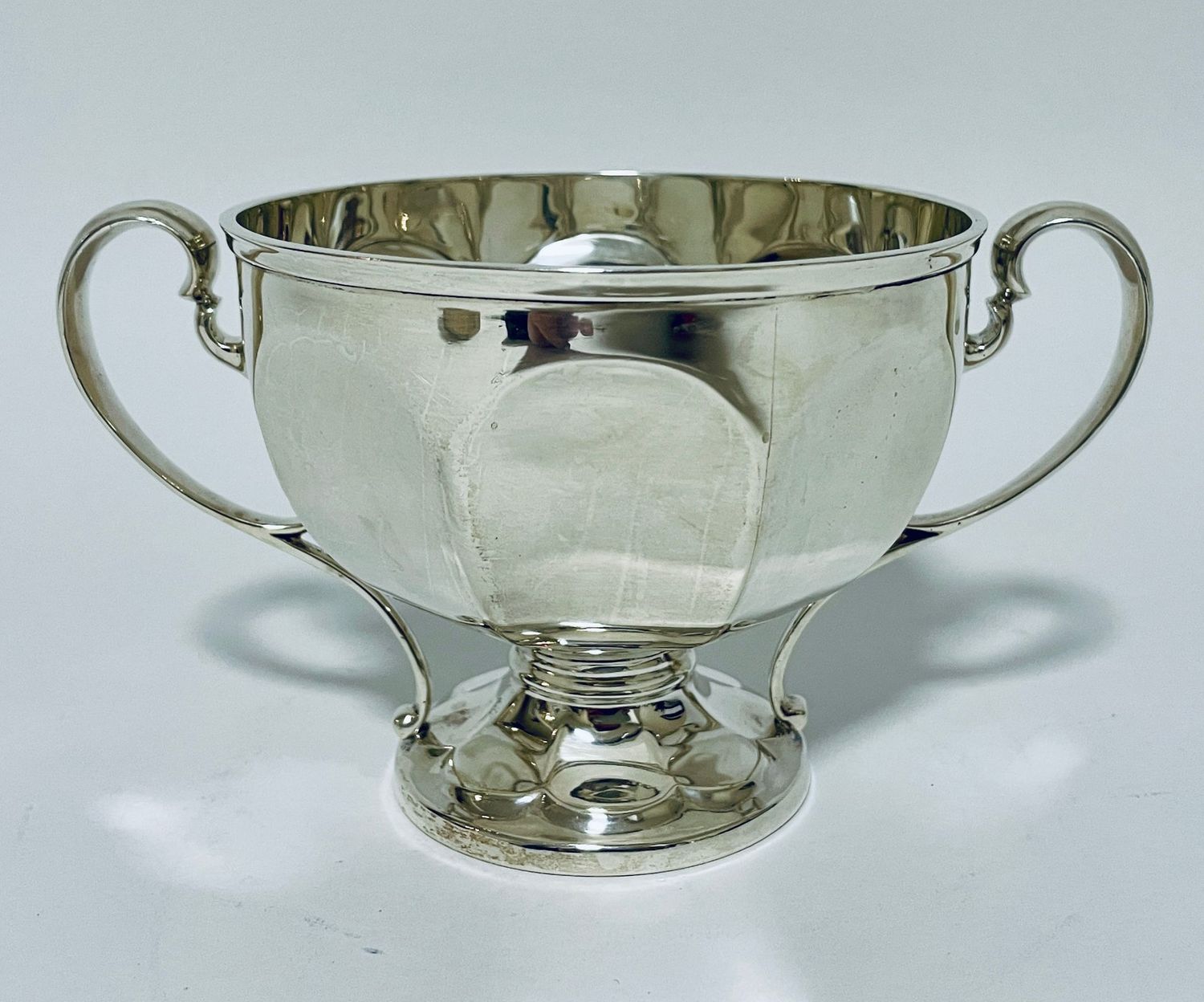 Antique Silver Twin Handled Bowl