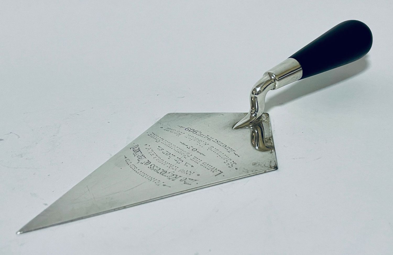 Antique Silver Presentation Trowel