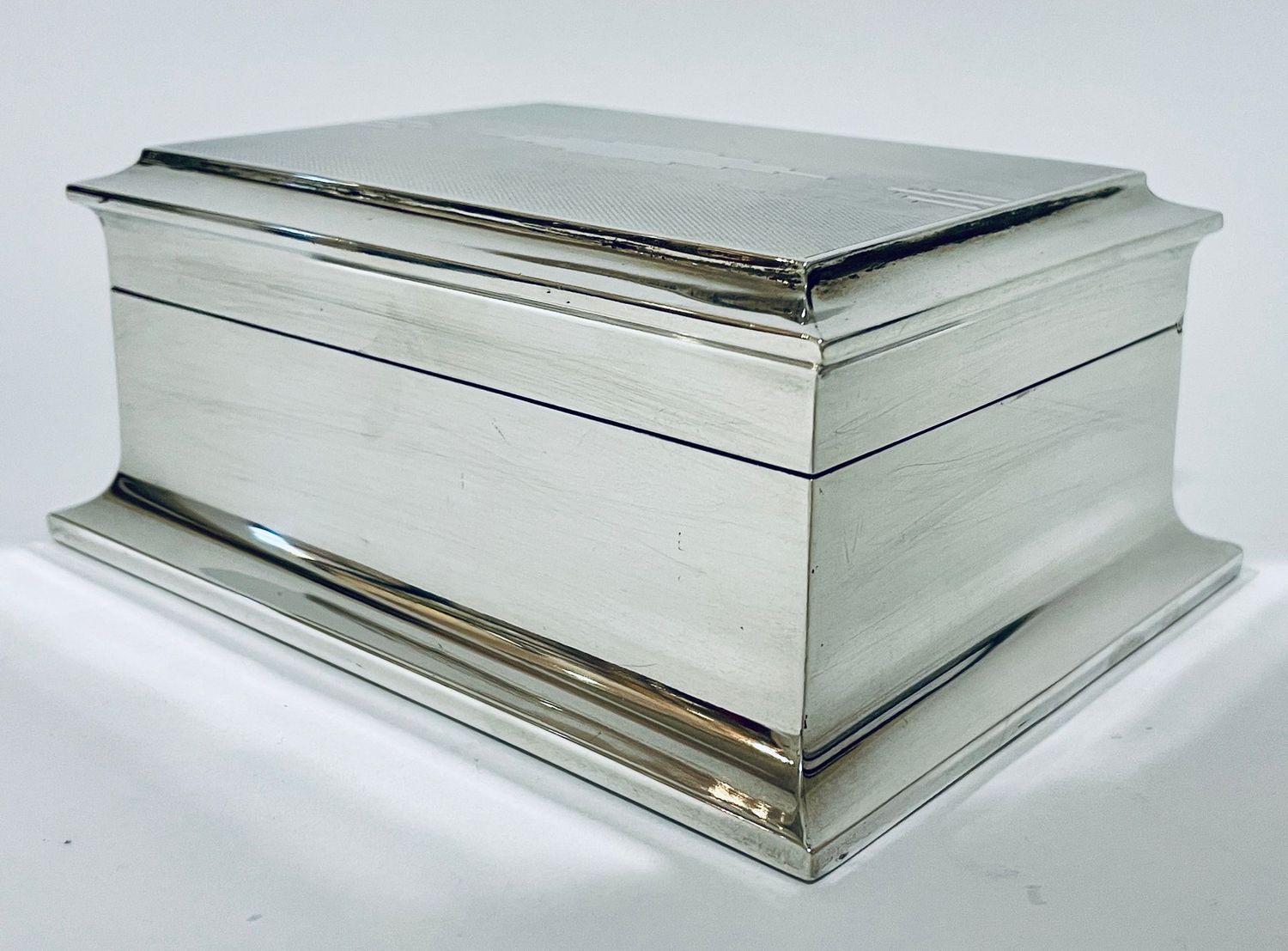 Art Deco Silver Cigarette Box