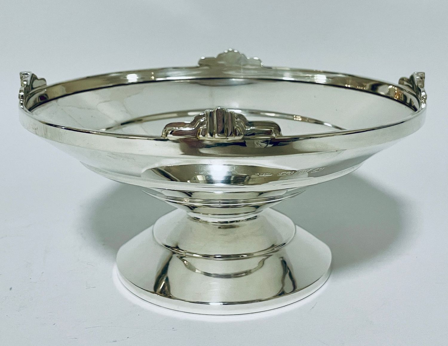 Large Art Deco Silver Bowl
