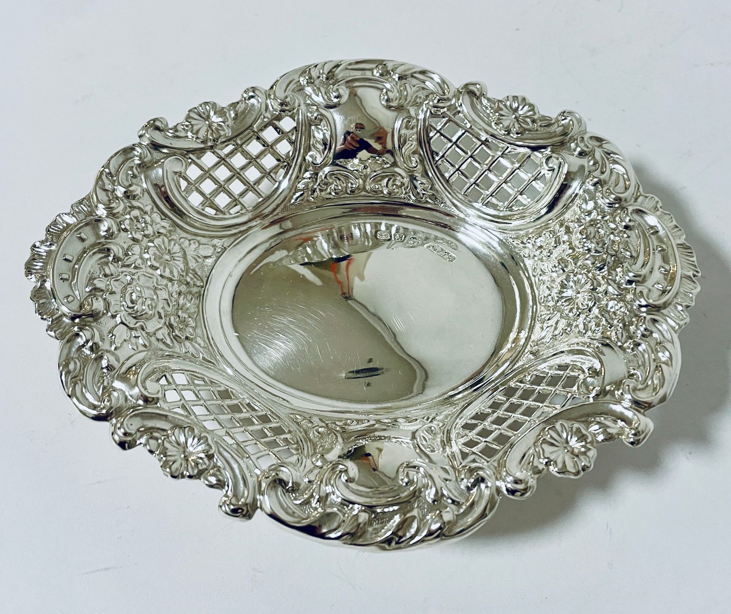 Victorian Silver Bonbon Dish