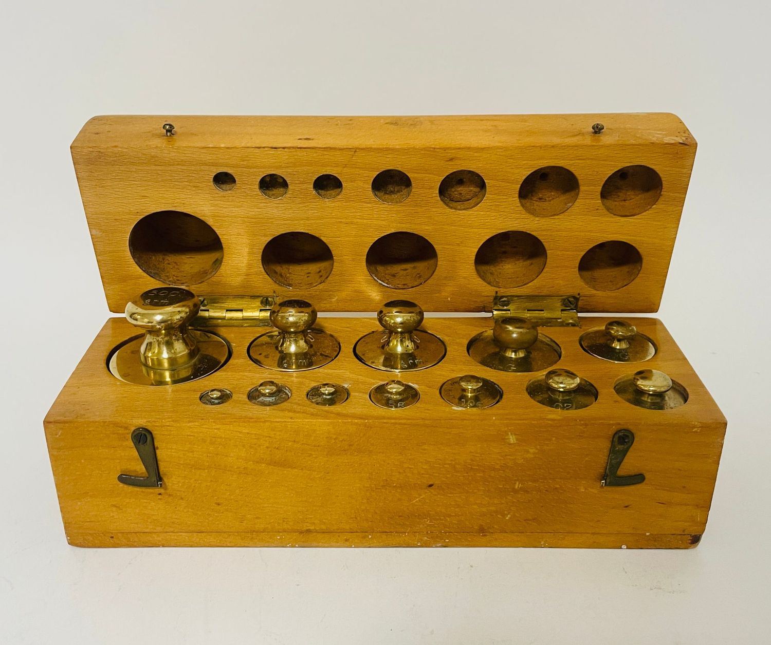 Complete Set of Brass Weights