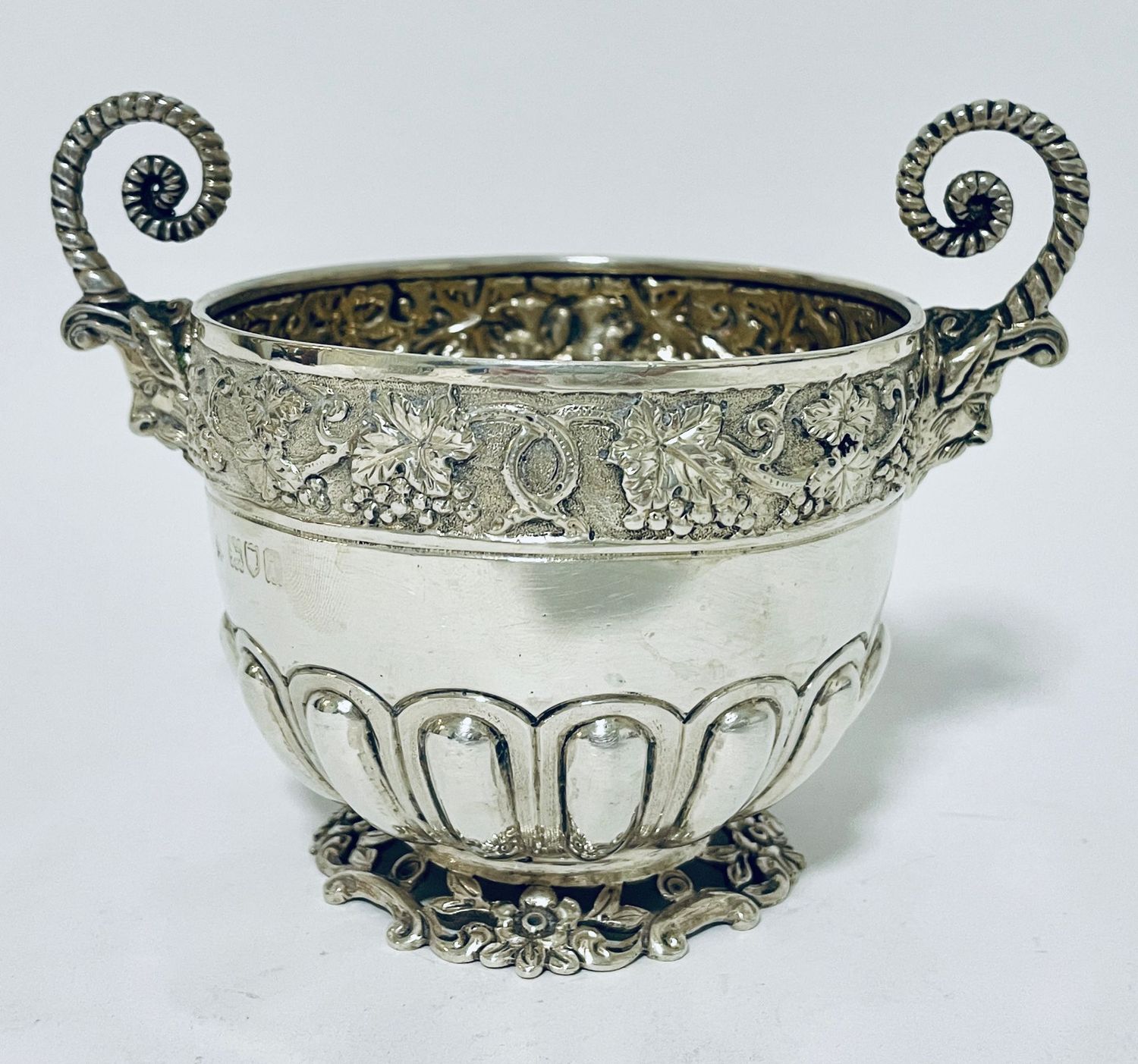 Antique Silver Twin Handled Cup