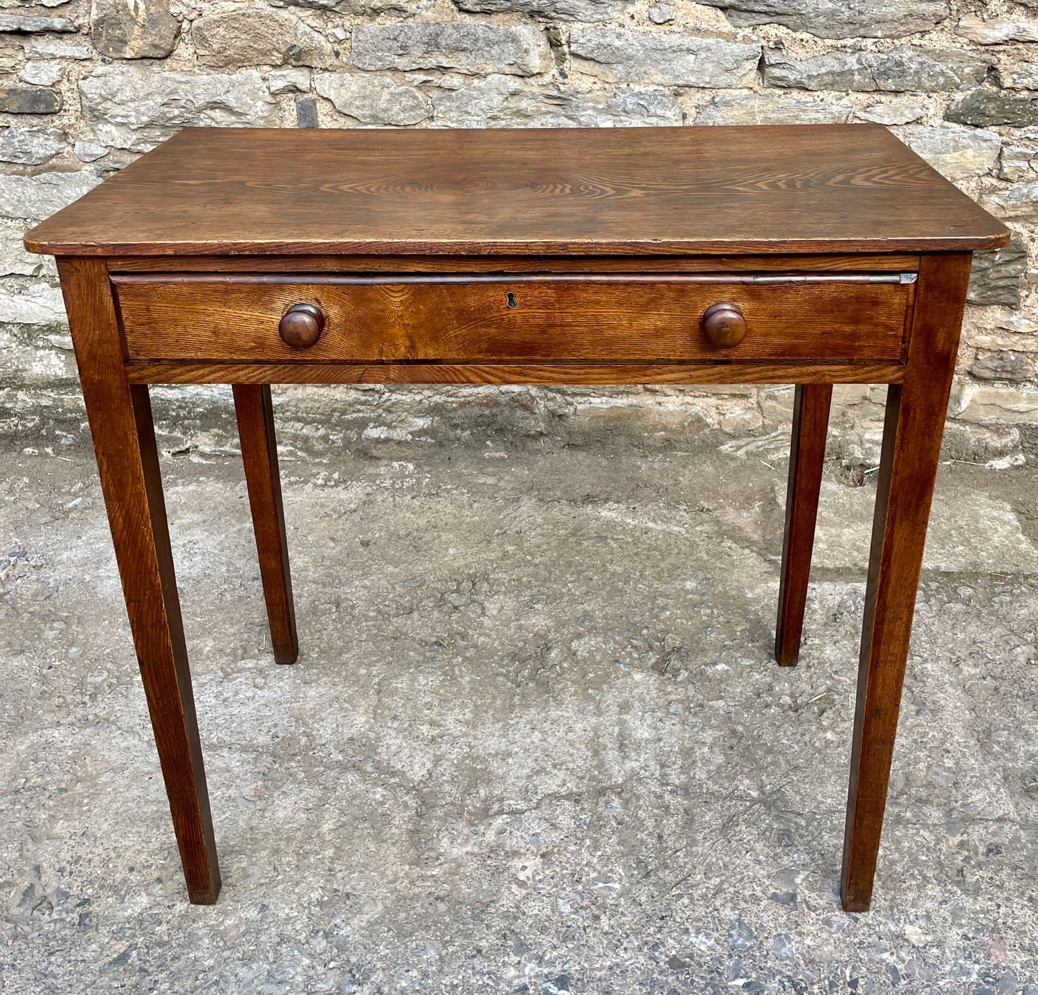 Georgian Elm Side Table