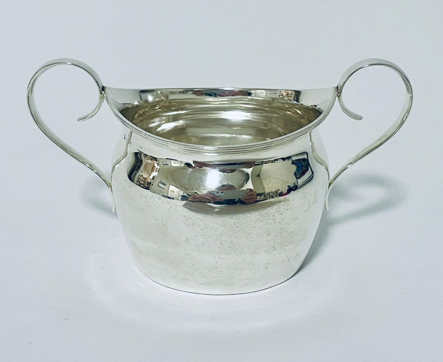 Antique Silver Twin Handled Bowl