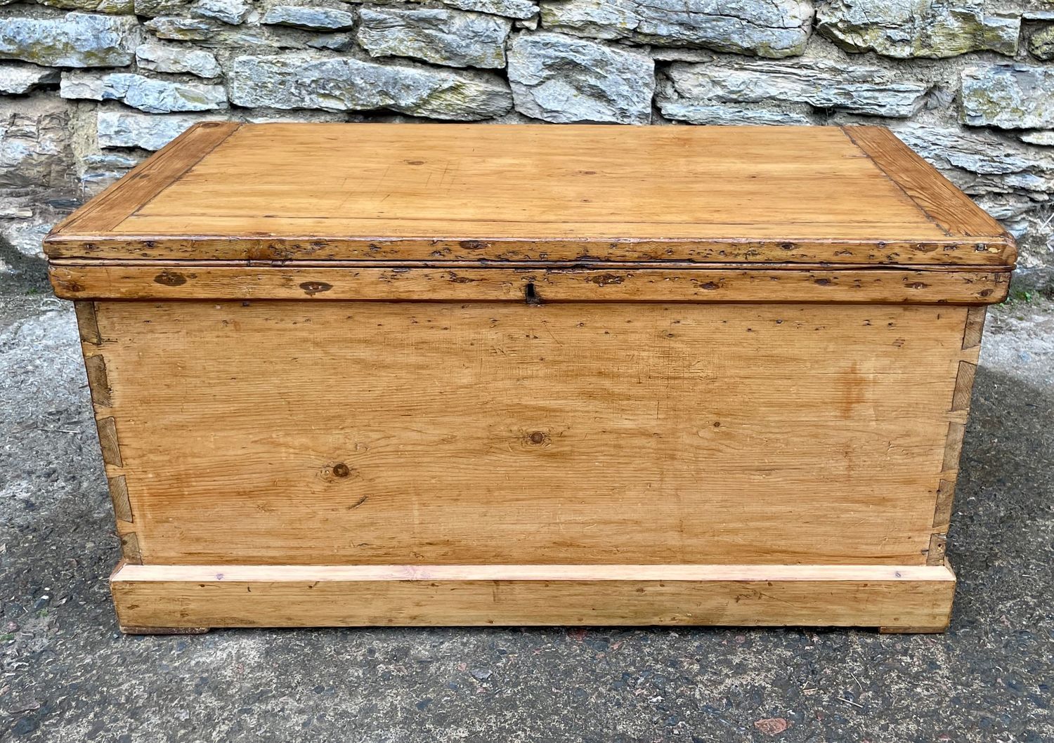 ​Antique Pine Blanket Box