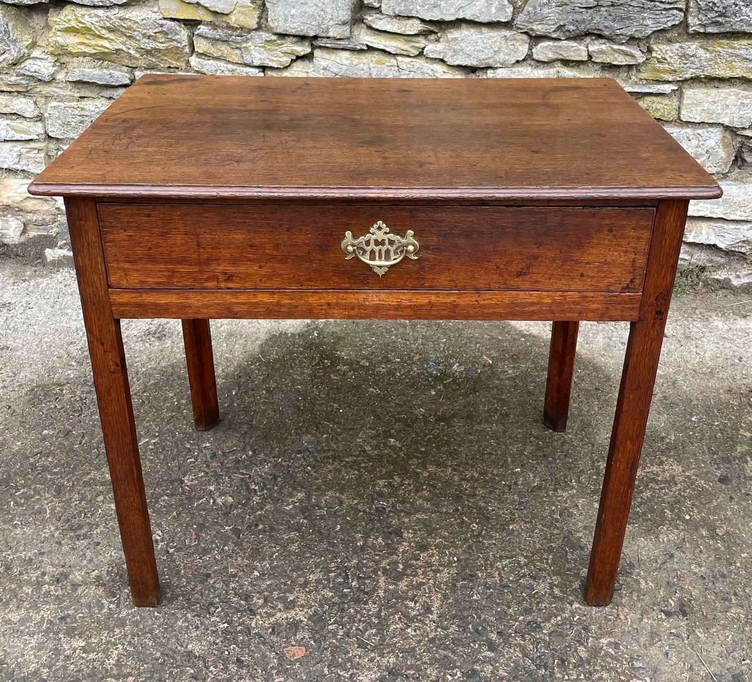 Georgian Oak Side Table