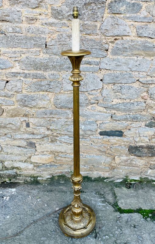 Antique Gilt Standard Lamp