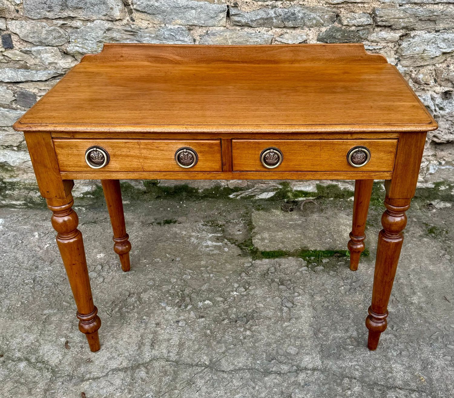 ​Victorian Mahogany Two Drawer Side Table