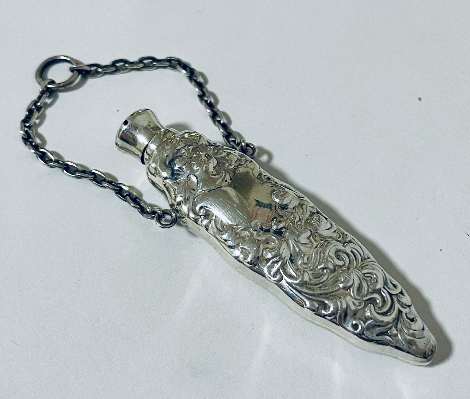 Antique Silver Scent Chatelaine