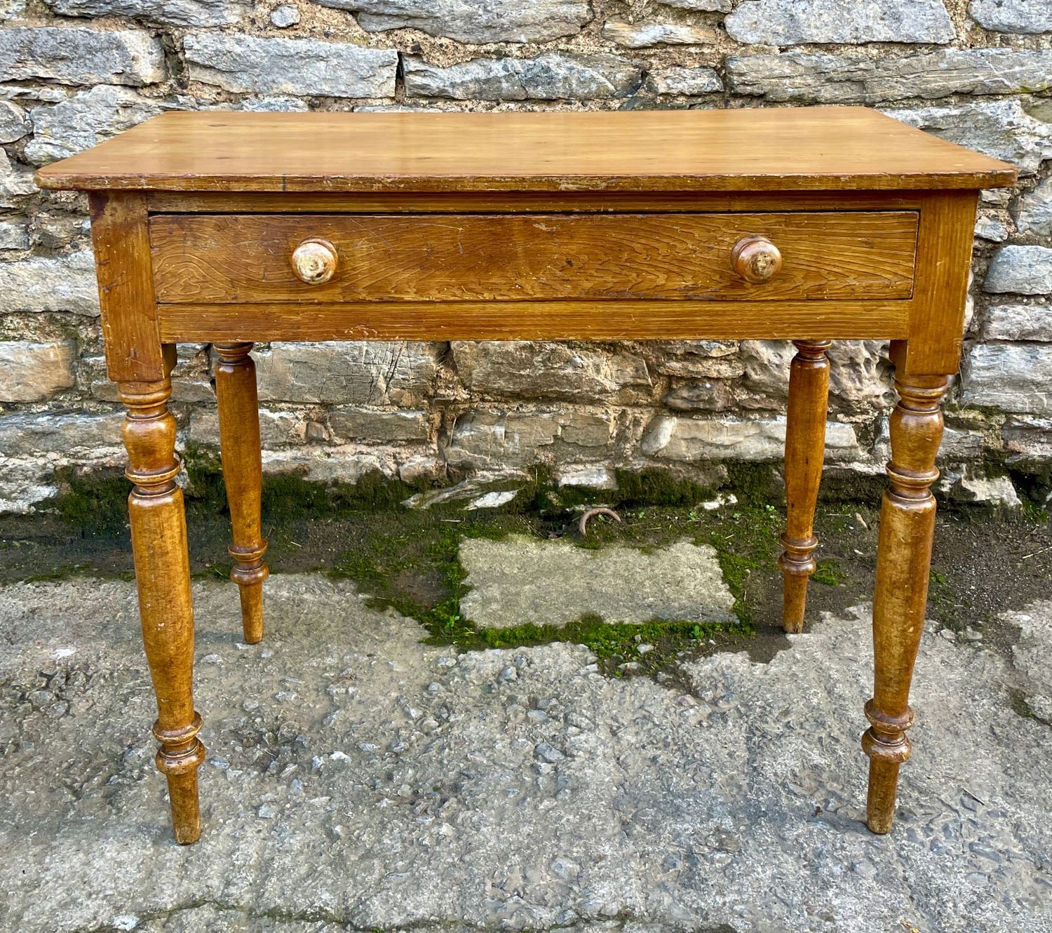 Antique Pine Side Table
