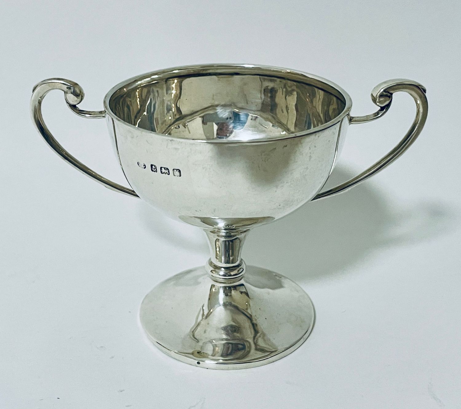 Small Antique Silver Trophy Cup