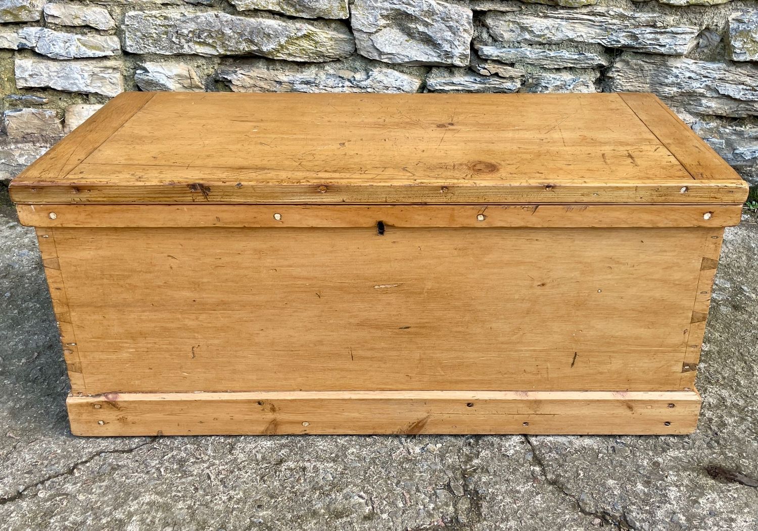 ​Antique Pine Blanket Box
