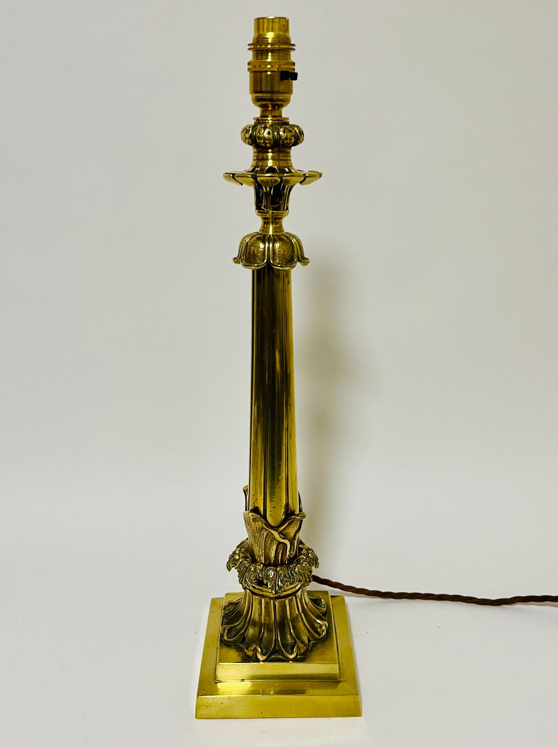 Victorian Brass Table Lamp