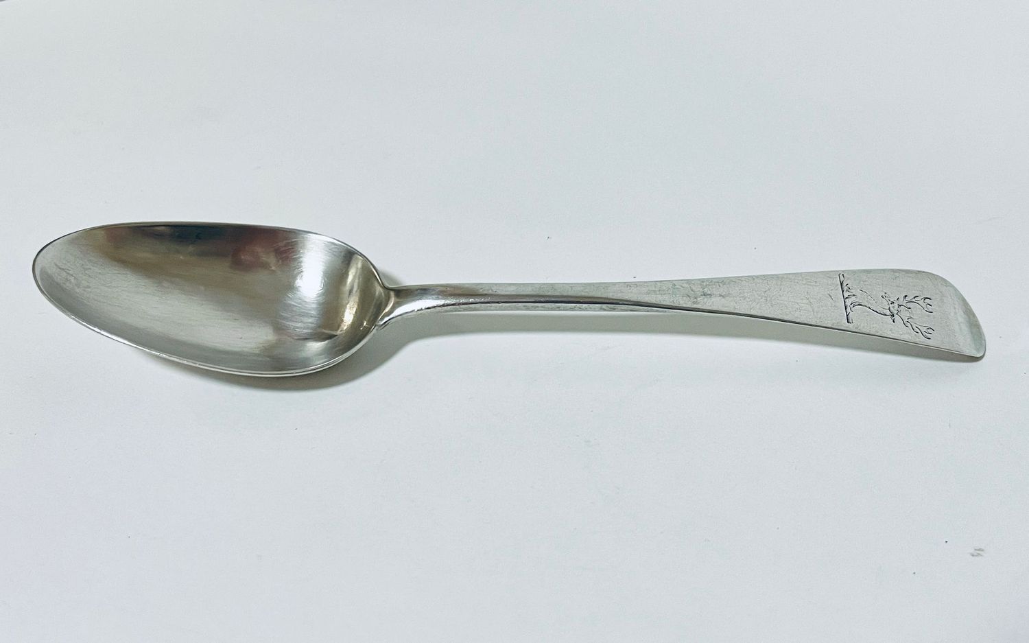 18th Century Irish Silver Serving Spoon