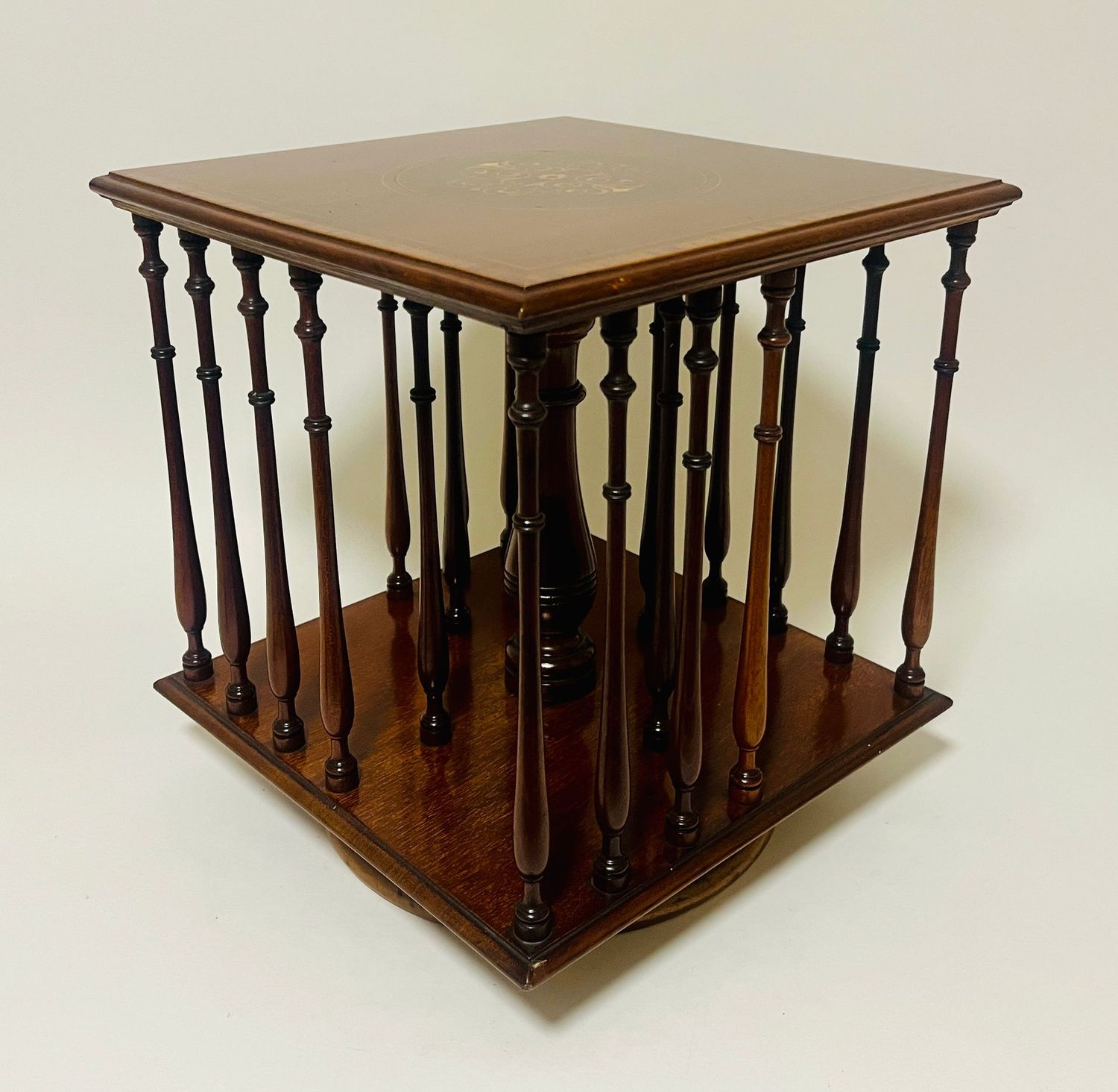 Antique Tabletop Revolving Bookcase