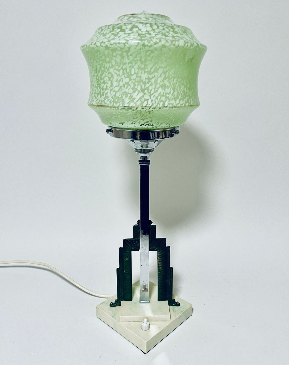 Art Deco Chrome Table Lamp