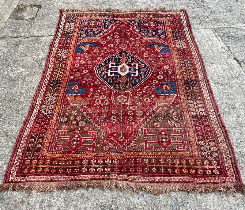 Large Hand Woven Qashqai Rug