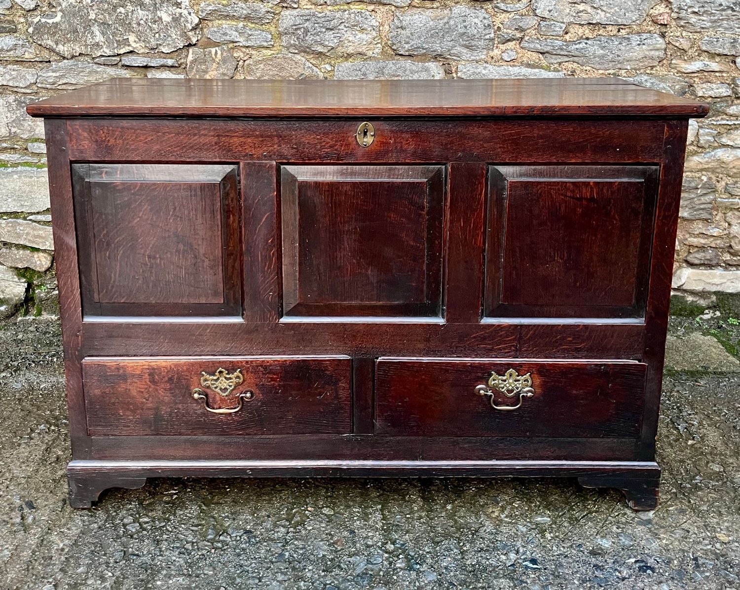 Georgian Oak Mule Chest