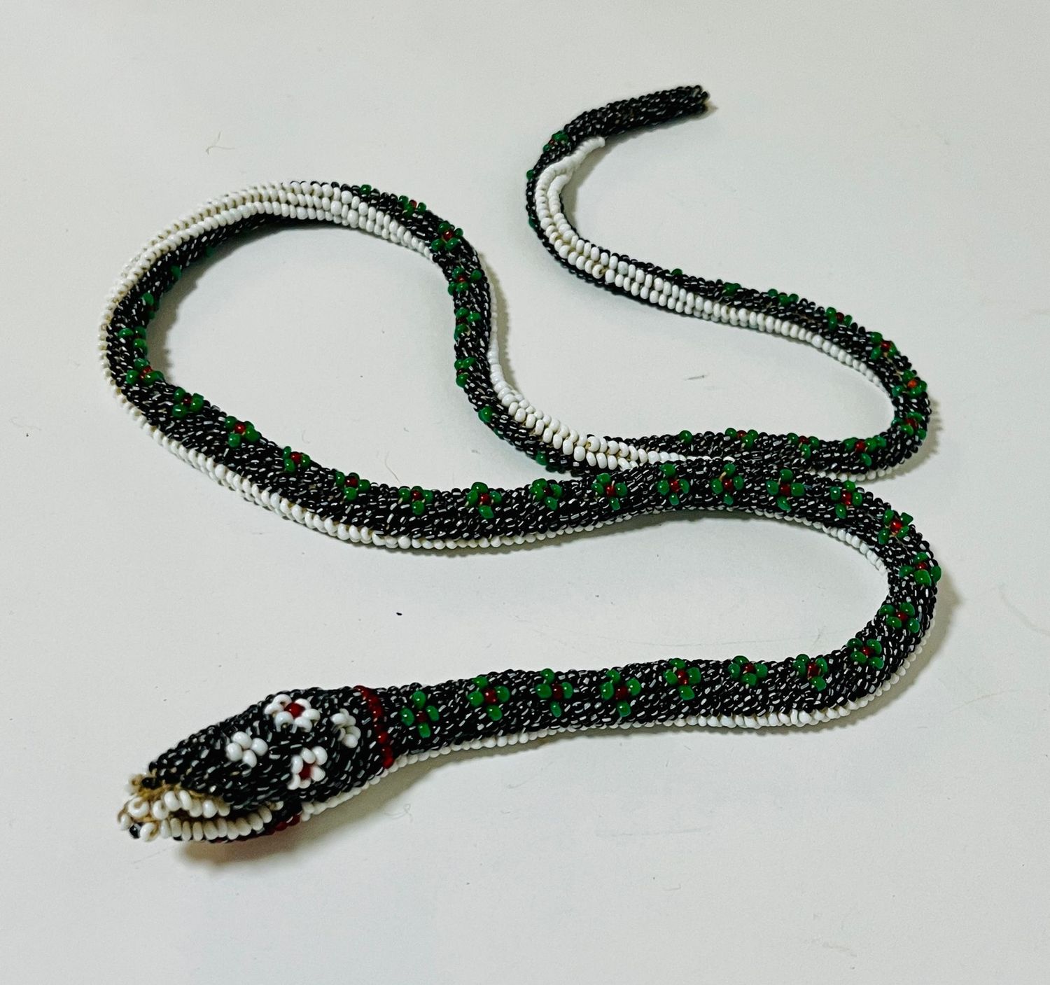 WWI Prisoner of War Beadwork Snake