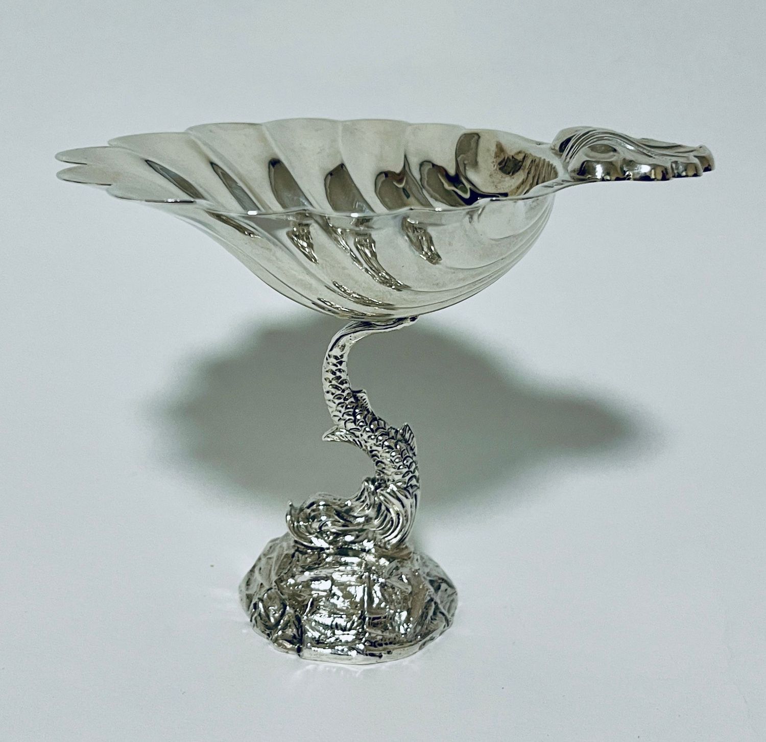Silver Dolphin Bonbon Dish