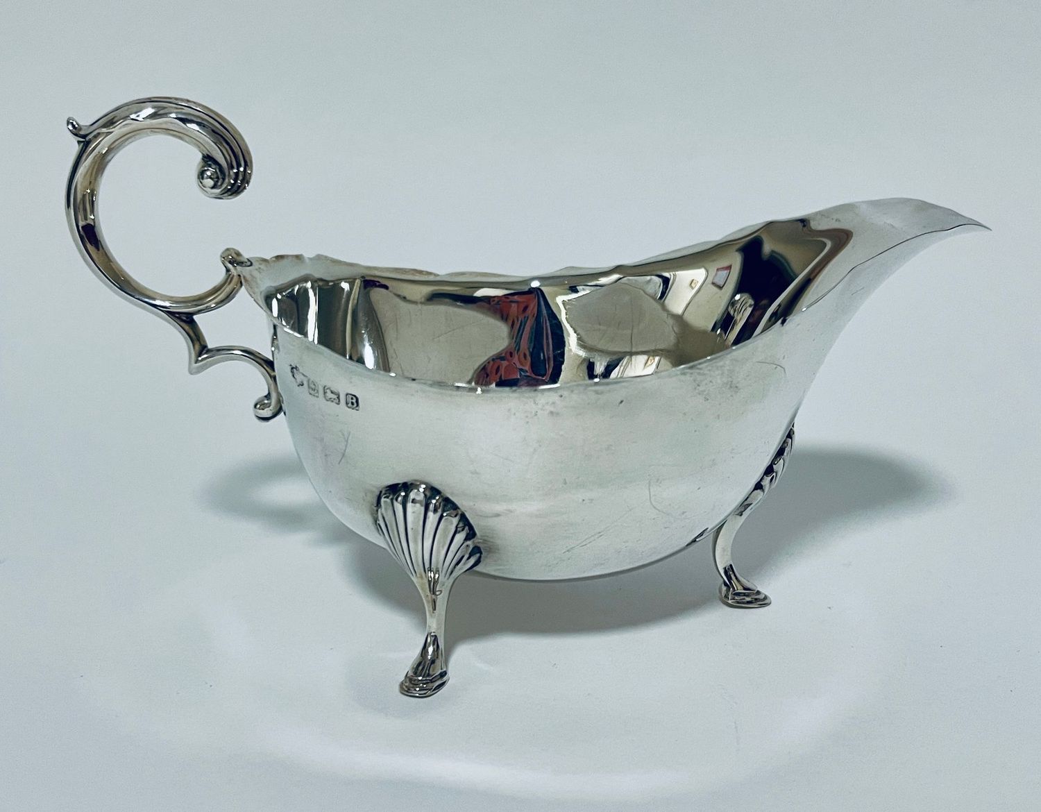 Antique Silver Sauce Boat
