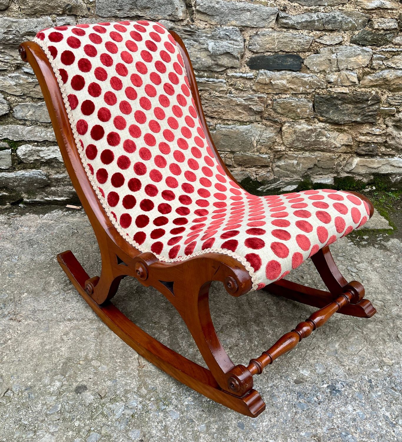 Victorian Mahogany Rocking Chair