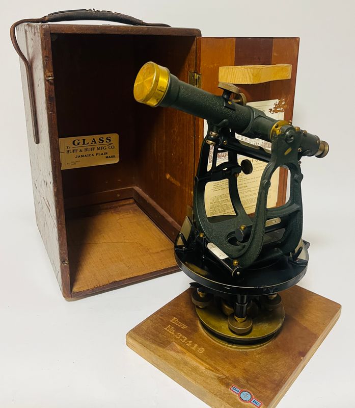 Antique Transit Theodolite by Buff & Buff Co