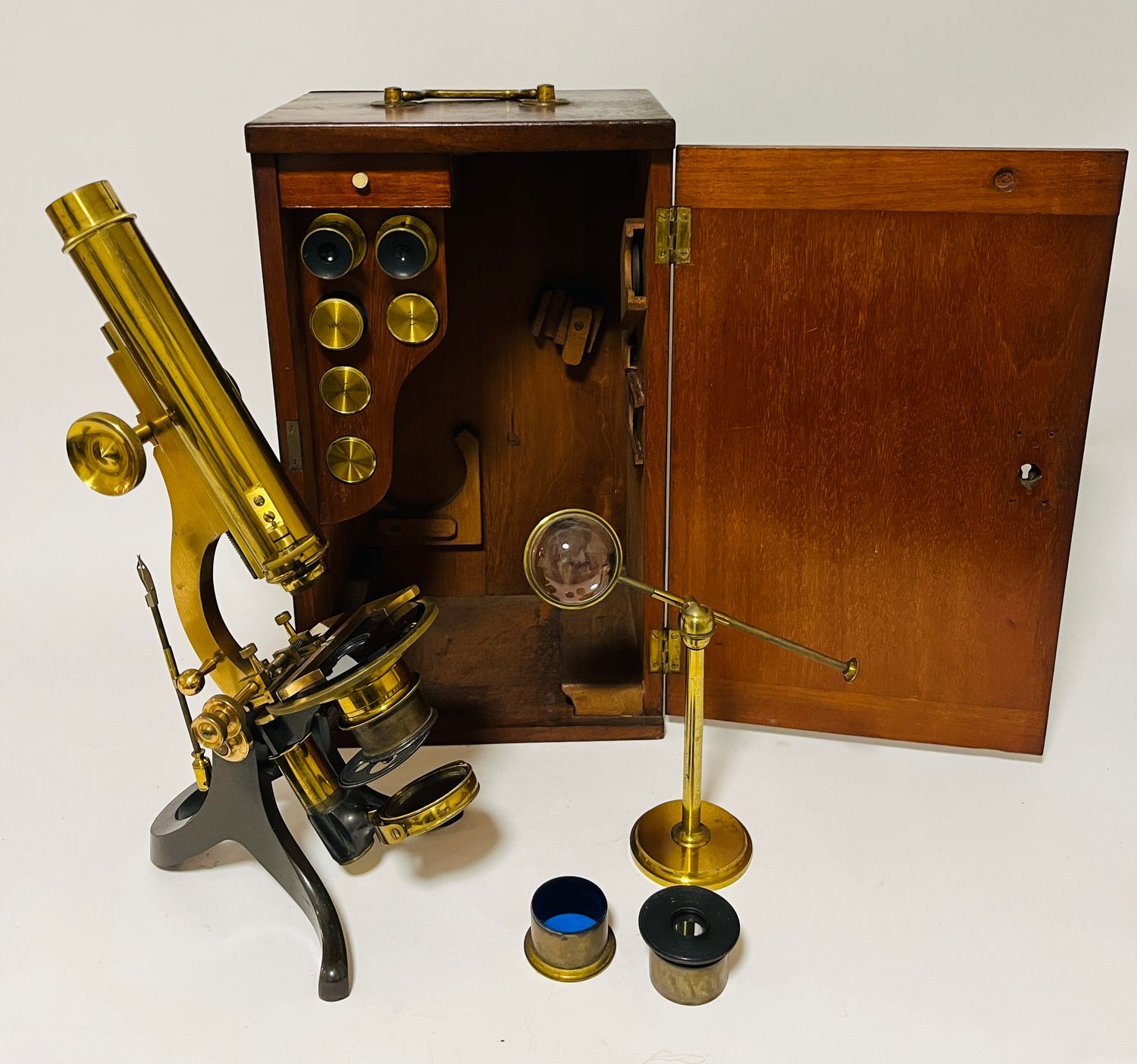 Victorian Brass Microscope