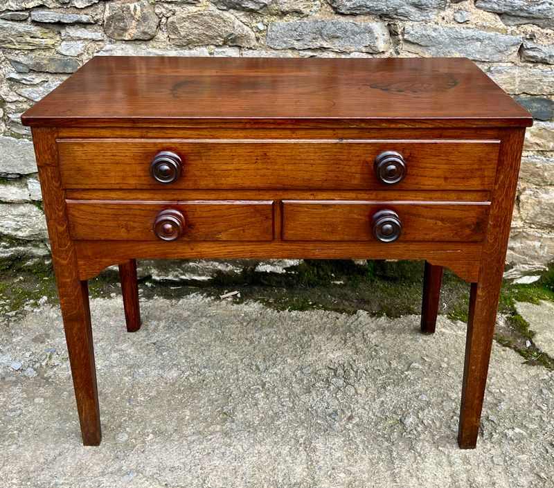 Antique Welsh Oak Side Table