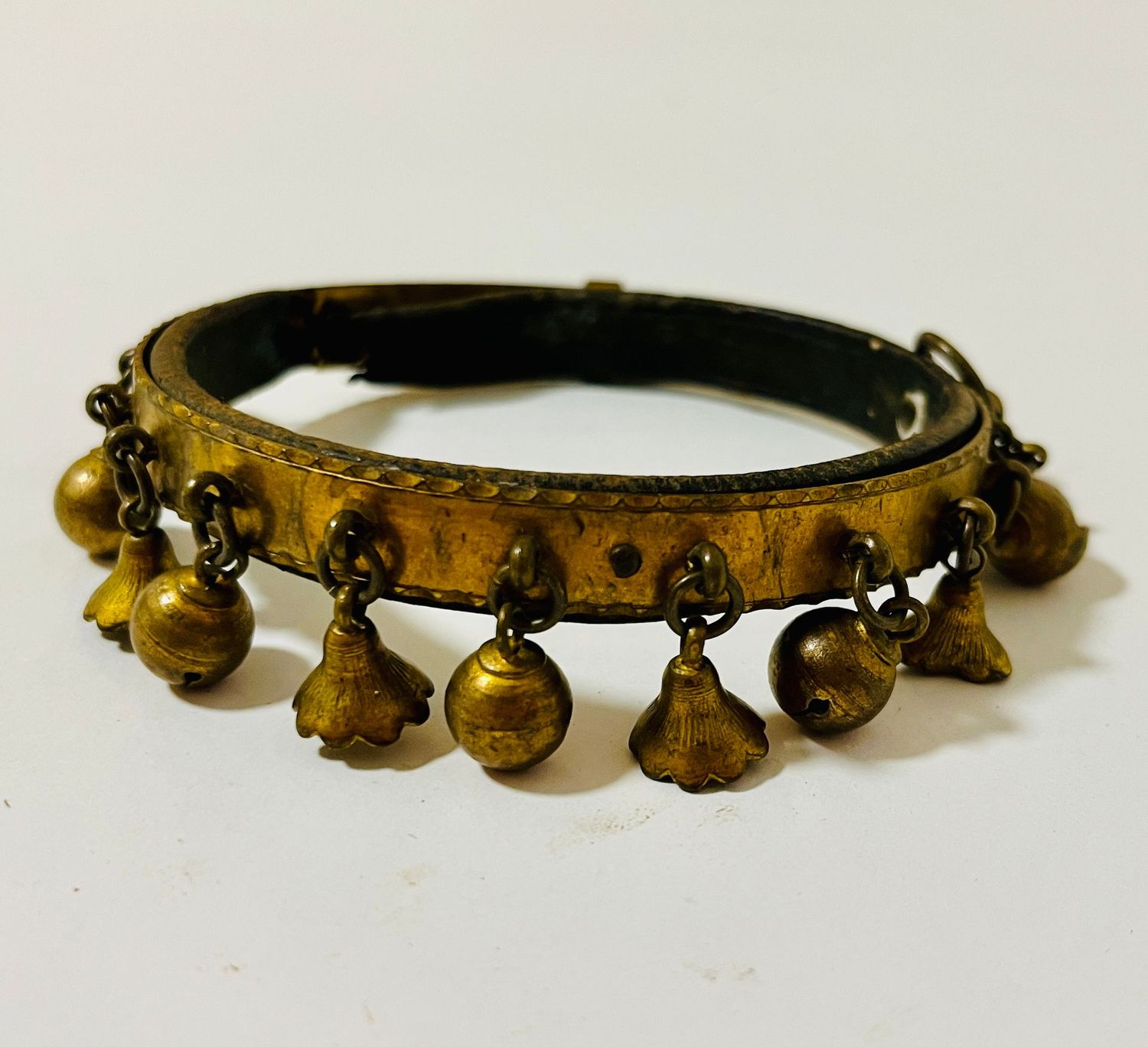 Rare Victorian Gilt Dog Collar