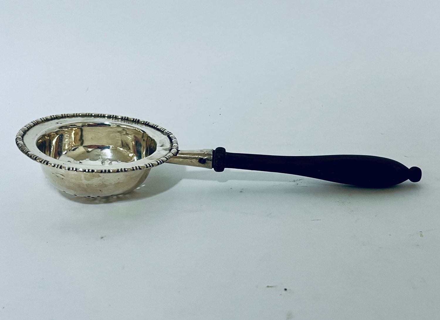 Antique Silver Tea Strainer